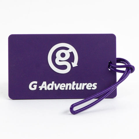 Purple Luggage Tag