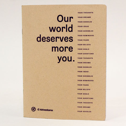Recycled Folder Notebook